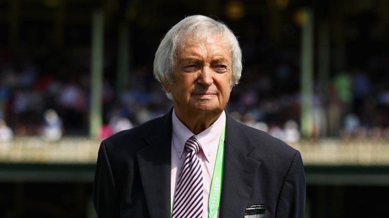 Richie Benaud at Sydney Cricket Ground - January 2013