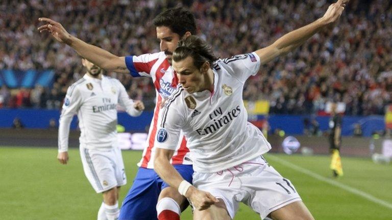 Gareth Bale and Raul Garcia