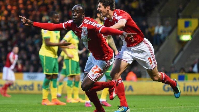 Norwich v Middlesbrough