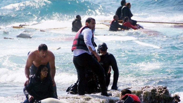 Rescue off Rhodes, Greece, 20 April