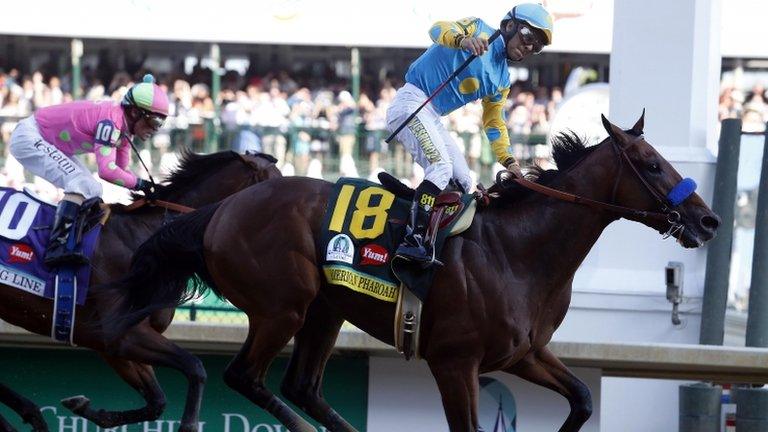 Victor Espinoza on American Pharoah