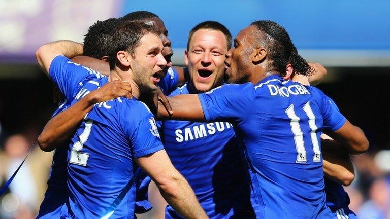 Chelsea celebrate