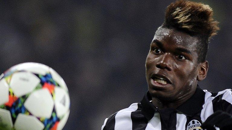 Juventus midfielder Paul Pogba