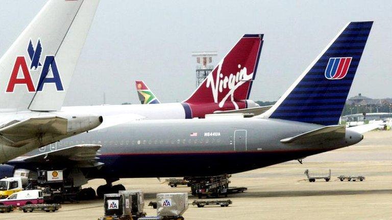 planes at Heathrow