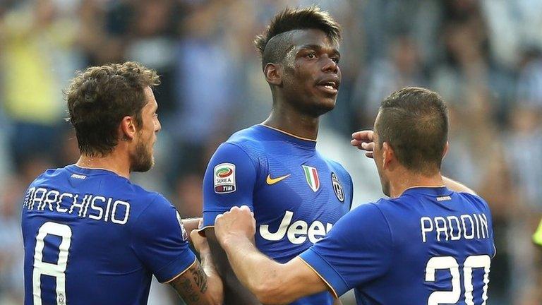 Paul Pogba celebrates