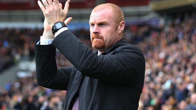 Burnley manager Sean Dyche