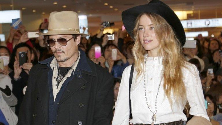 Johnny Depp and Amber Heard