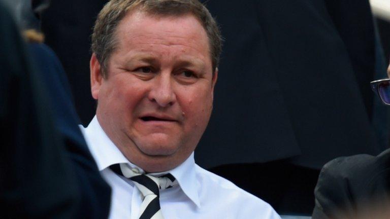 Newcastle owner Mike Ashley