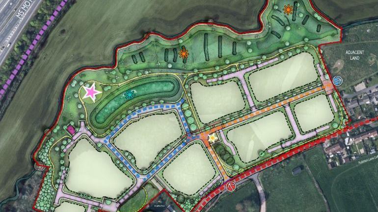 Plans For 150 Homes On Ruishton Lane In Ruishton. 