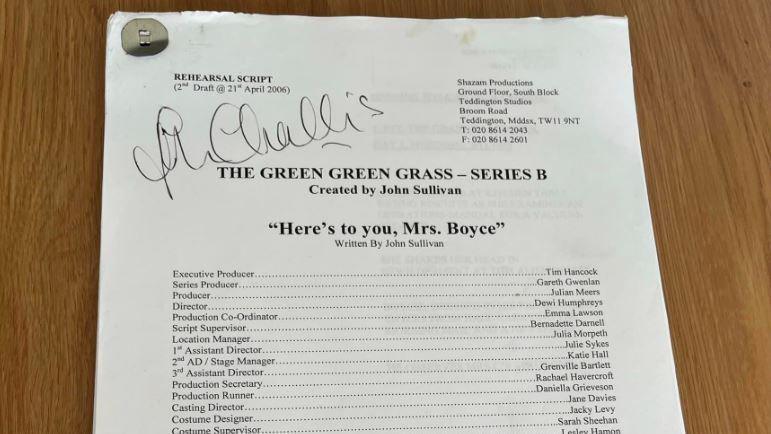 A rehearsal script