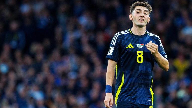 Scotland midfielder Billy Gilmour