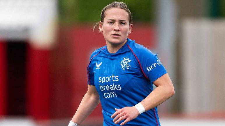 Katie Wilkinson's doubled helped Rangers to all three points in Edinburgh