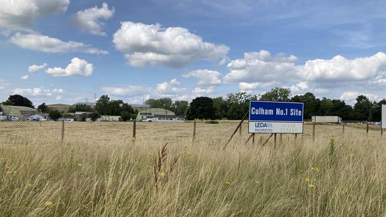 Field with Culhum No 1 Site sign