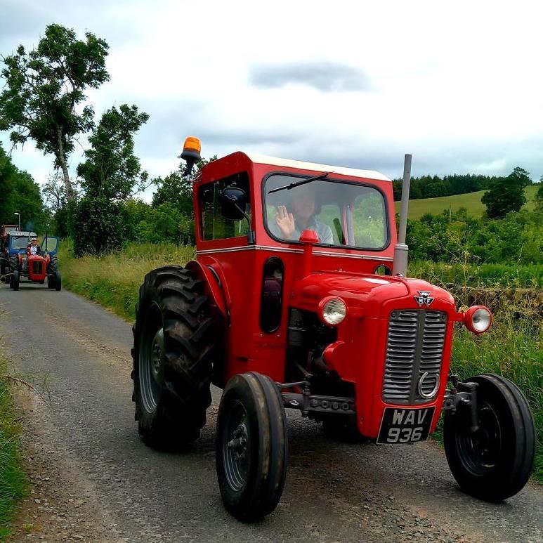 Charity tractor run