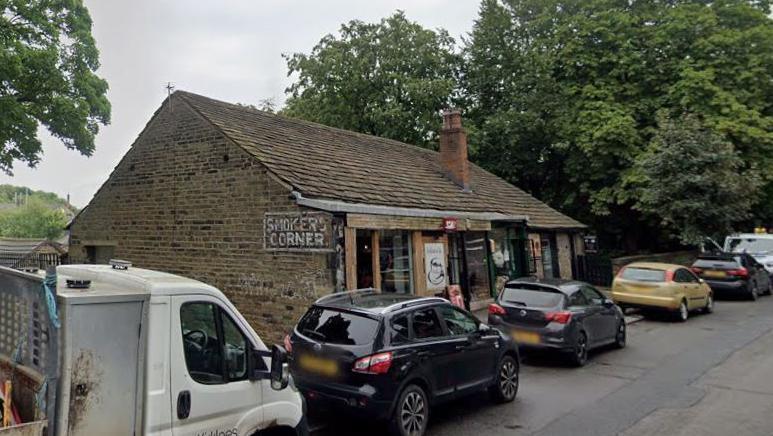 A Google Maps screenshot of the three adjoining businesses.