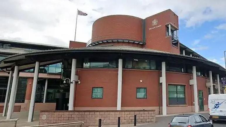 External view of Preston Crown Court. 