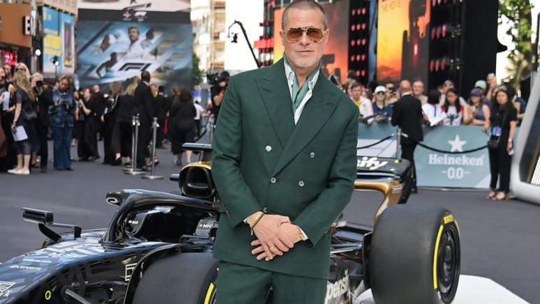 Brad Pitt at the premiere of 'F1 The Movie' at Cineworld in Leicester Square in London