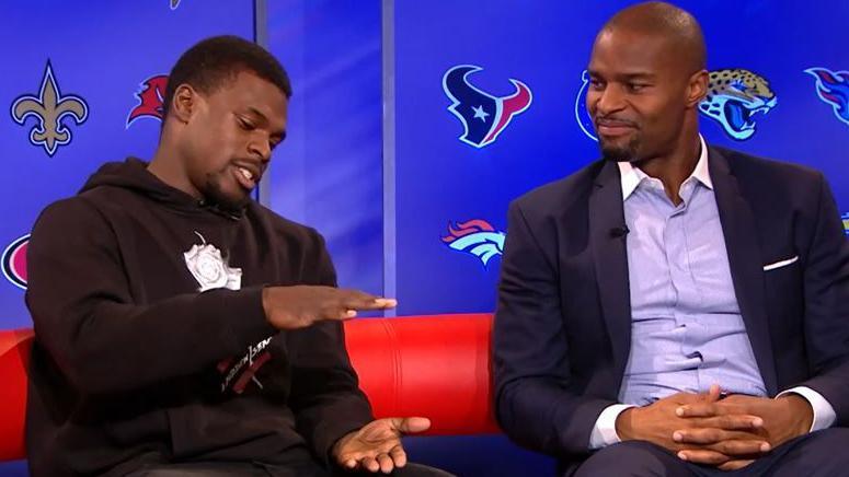 Christian Wade speaking on The NFL Show with Osi Umenyiora