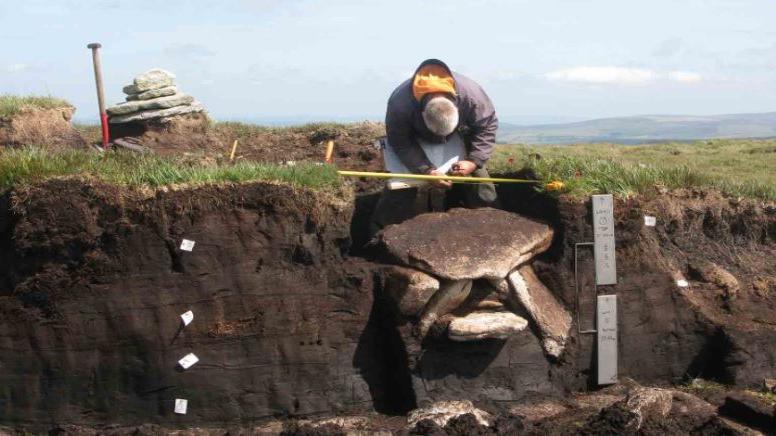 Archaeologists at work on the Whitehorse Hill site