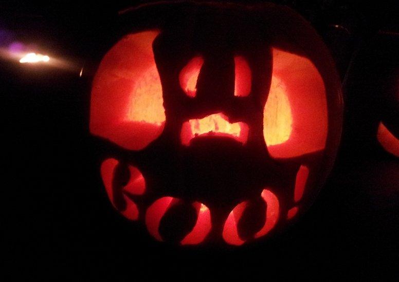 Carved pumpkin