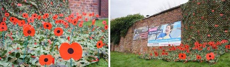 poppies made by children