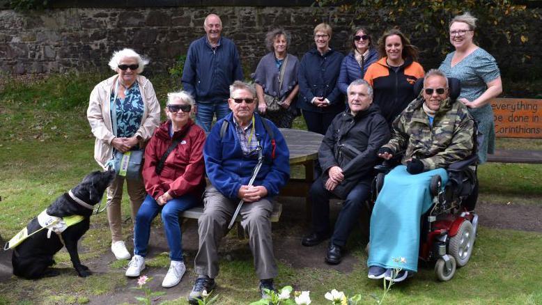 A group picture of Highland VIP Walking Group