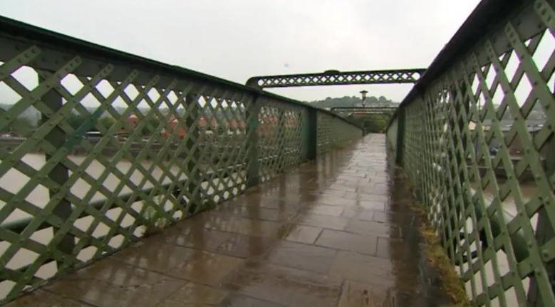 Vauxhall bridge spanning the River Avon.