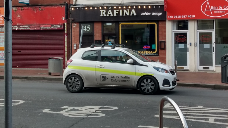 CCTV car on road