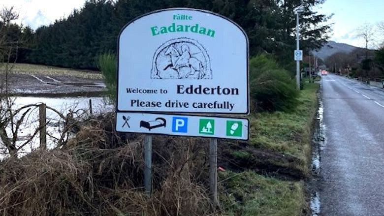 Edderton sign