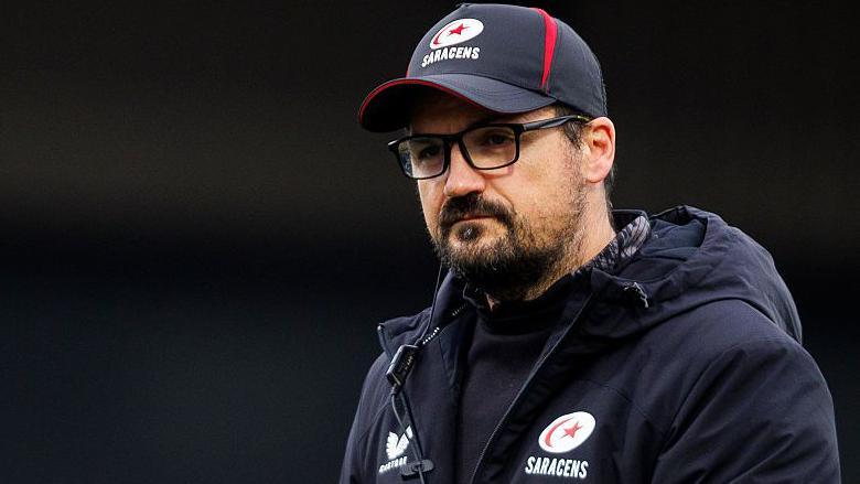 Kevin Rouet in Saracens kit