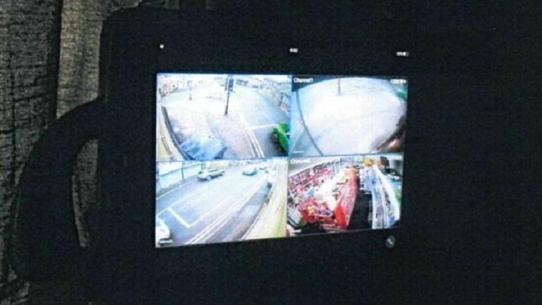 CCTV images of the shop that were linked up to the outbuilding