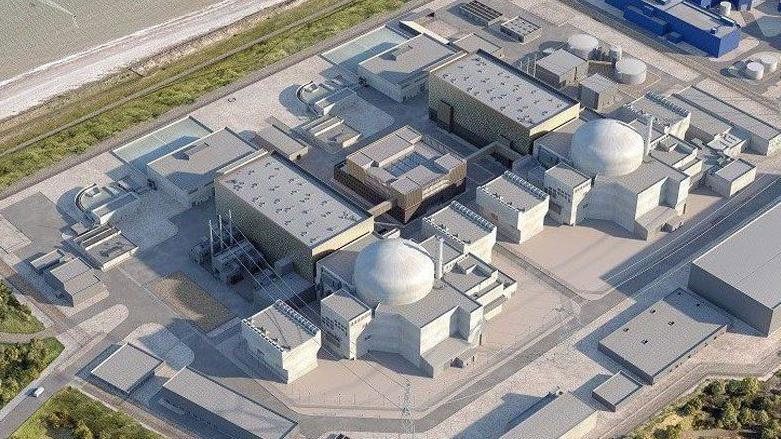 Artist's impression of Sizewell C