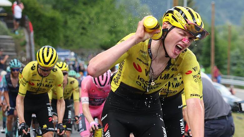 Tim Rex riders during the Giro d'Italia 2026