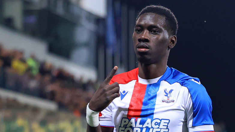 Ismaila Sarr celebrates after scoring