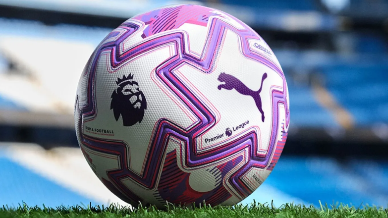 Close up of the new Puma Orbita Ultimate PL match ball