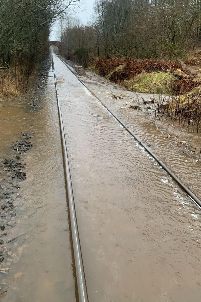 Flooding on line