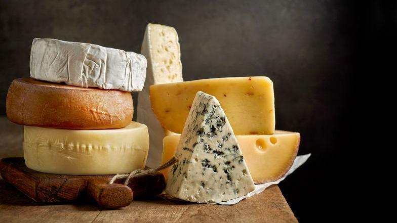 A selection of cheeses