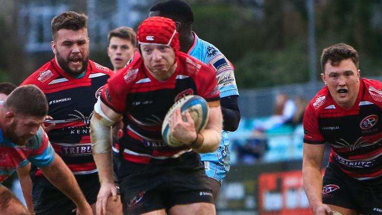 Cornish Pirates in action