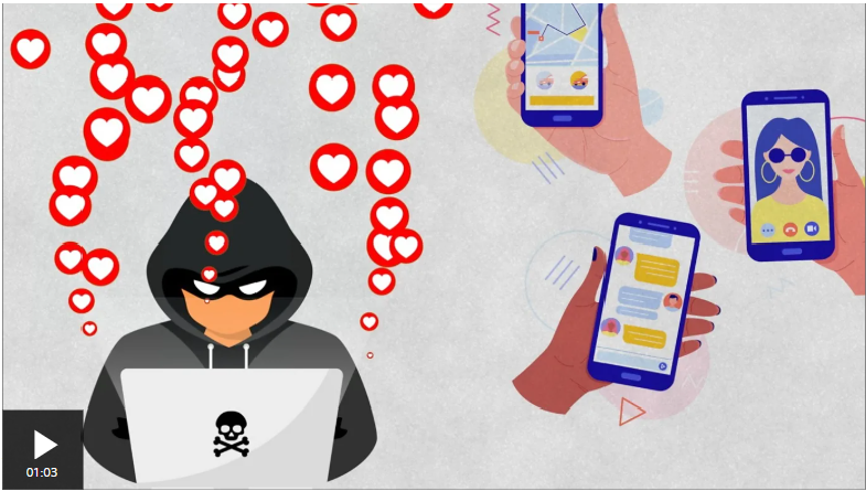 Illustrated image of man on his laptop