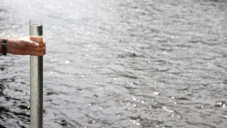 Quality of river water being checked