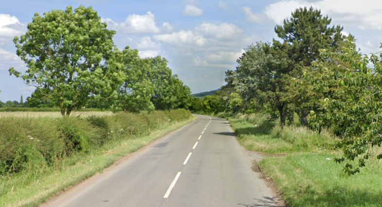 A google image of Stathern Lane in Leicestershire