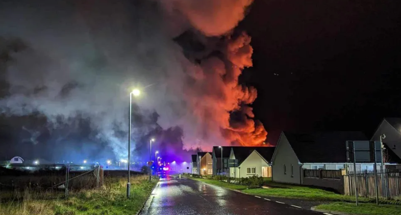 Kilwinning fire