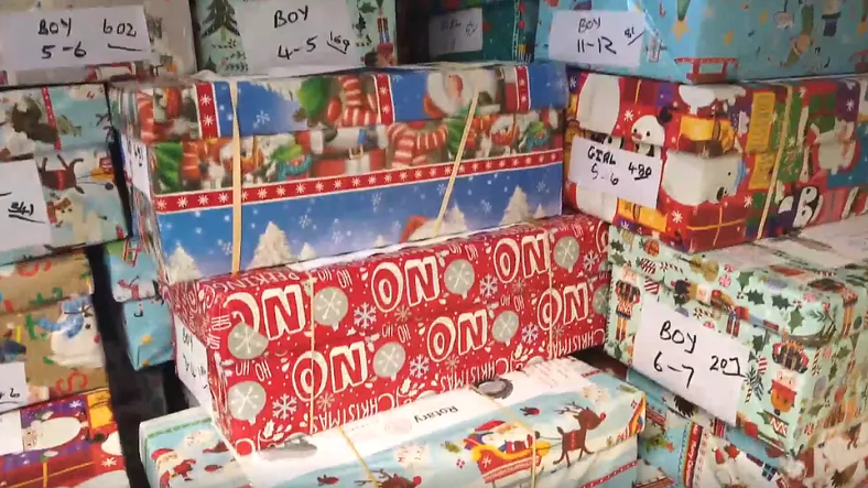 Shoebox appeal donations