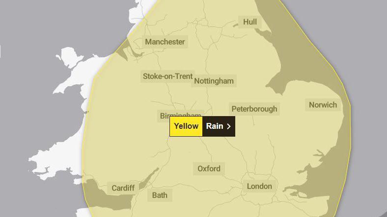 UK weather map