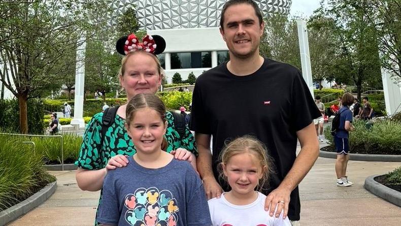 Family at Disney World