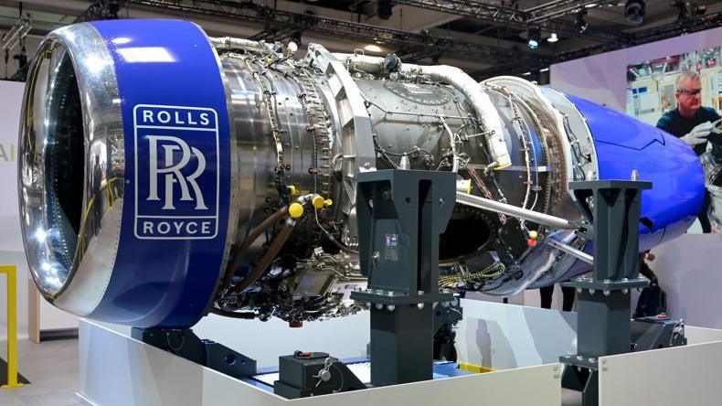 One of the aero engines manufactured in Derby
