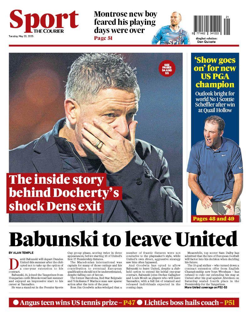 Courier back page