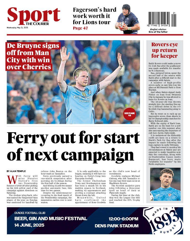 Courier back page