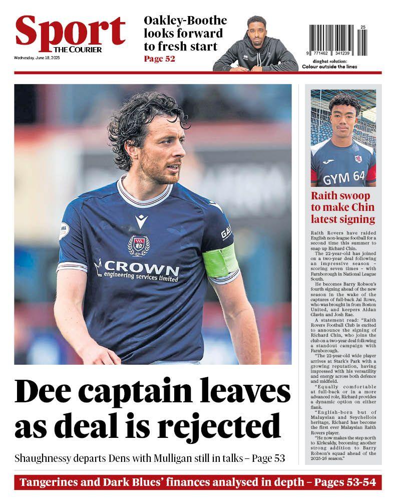 The Courier backmost  page