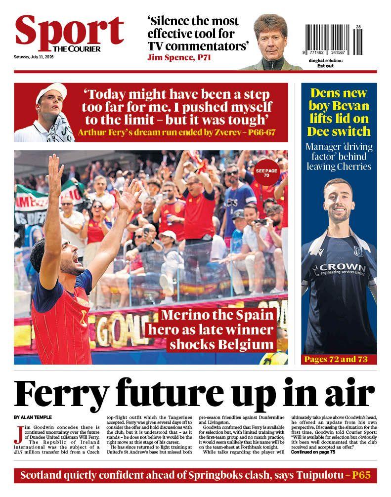 The Courier back page